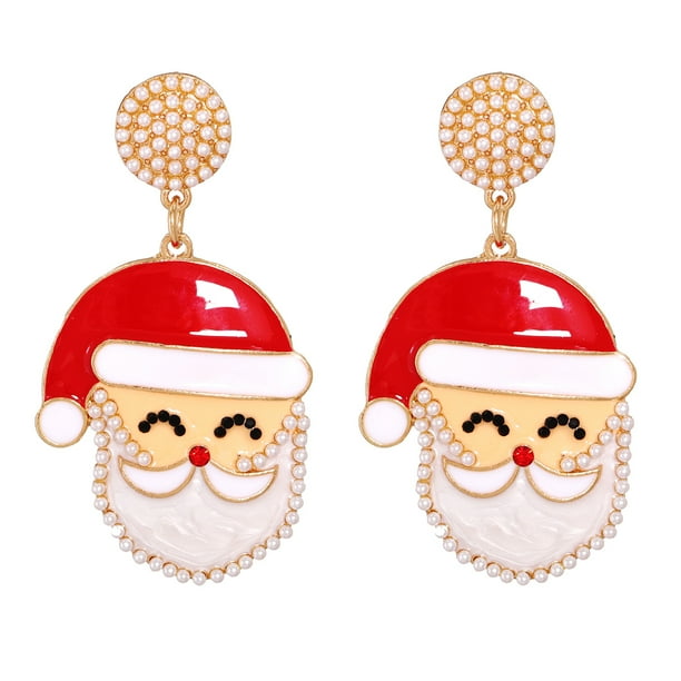 nipocaio Christmas Earrings for Women Christmas Stud Earrings