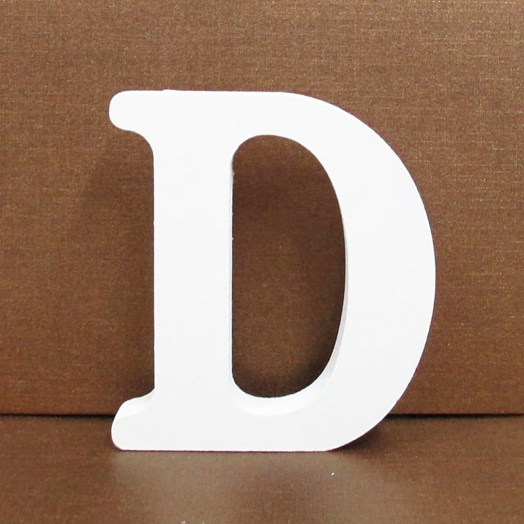 Free Standing Wood Letters Alphabet Wooden Wedding Party White Decoration Gift