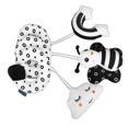 thumbnail image 1 of Juguete de Peluche en Espiral con Forma de Animal de Dibujos Animados para bebé 2 Tipos Asiento de Coche Blanco y Negro para Recién Nacido Juguete con Sonajeros Colgantes para ANGGREK  Otros, 1 of 8