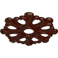 thumbnail image 3 of Ekena Millwork 20 7/8"OD x 3 5/8"ID x 1"P Angel Ceiling Medallion (Fits Canopies up to 4 3/8"), Hand-Painted Brushed Mahogany, 3 of 7