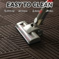 thumbnail image 4 of SIXHOME Outdoor Mat Non Slip Doormat 48"x71" Front Door Mat Outside Absorbent Rubber Welcome Mat Low Profile Dirt Trapper Indoor Outdoor Doormat Thicken Crosshatch Entryway Rug Floor Mat Brown, 4 of 7