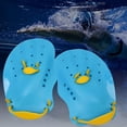 thumbnail image 4 of sunsanly 1 Pair Beginner Hand Paddles Swimming Fins with Strap Ergonomic Shape Ultralight Swim Training Children Diving Aid Tool, 4 of 7