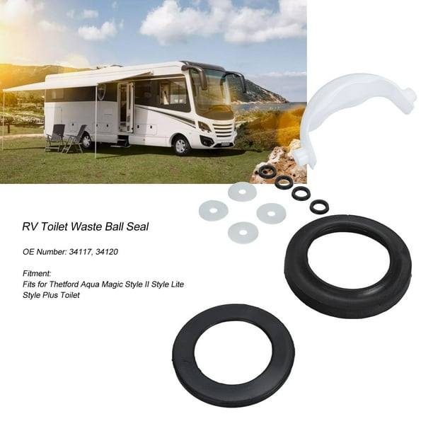 34117 Waste Ball Kit For Thetford Aqua Magic Toilets - Replacement For Style II, Lite & Plus Models
