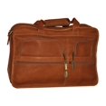 thumbnail image 1 of David King Multi Pocket Expandable Laptop Bag - Notebook carrying case - tan, 1 of 1