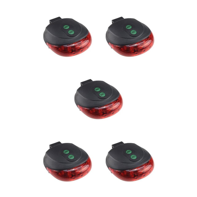 VONKY 1/2/3/5 5 LED Cycling Bike Flash Taillight Rear Tail Lamp Road Warning Lamp Red line 80*70*35mm 5PCS