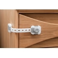 thumbnail image 4 of Pestillo multiuso Dreambaby Twist 'N Lock de plástico gris/blanco, paquete de 2, 4 of 6