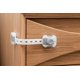 thumbnail image 4 of Pestillo multiuso Dreambaby Twist 'N Lock de plástico gris/blanco, paquete de 2, 4 of 6