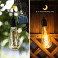thumbnail image 3 of Hanging Solar Lights Glass Edison Bulbs Solar Powered Lantern Outdoor Waterproof LED Garden Decorative Light for Patio Yard Tree 2 Pack, 3 of 7