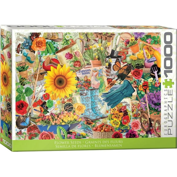 Flower Seeds 1000 Piece Puzzle – Eurographics