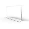 thumbnail image 2 of FixtureDisplays® 12PK 7 x 5" Clear Acrylic Sign Holder for Tabletops, Horizontal Table Tent Frame Photo Sign Menu, Bottom Insert 11193-2-7X5-12PK Peel off protective film (white) before use., 2 of 2