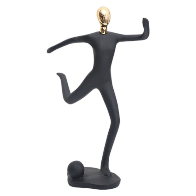 Escultura de escritorio de resina de Fútbol americano Sunnimix Figurilla abstracta