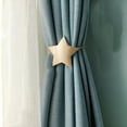 thumbnail image 5 of TaTaai 1Pcs Strong Magnetic Curtain Tiebacks Outdoor Elegant Decorative Tie Backs Modern Rope Tiebacks for Drapes Window Curtain Holdbacks for Draperies- Star, 5 of 6