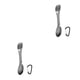 thumbnail image 4 of Llavero Spork multifuncional Bewildely de acero inoxidable 2piezas Negro, 4 of 6