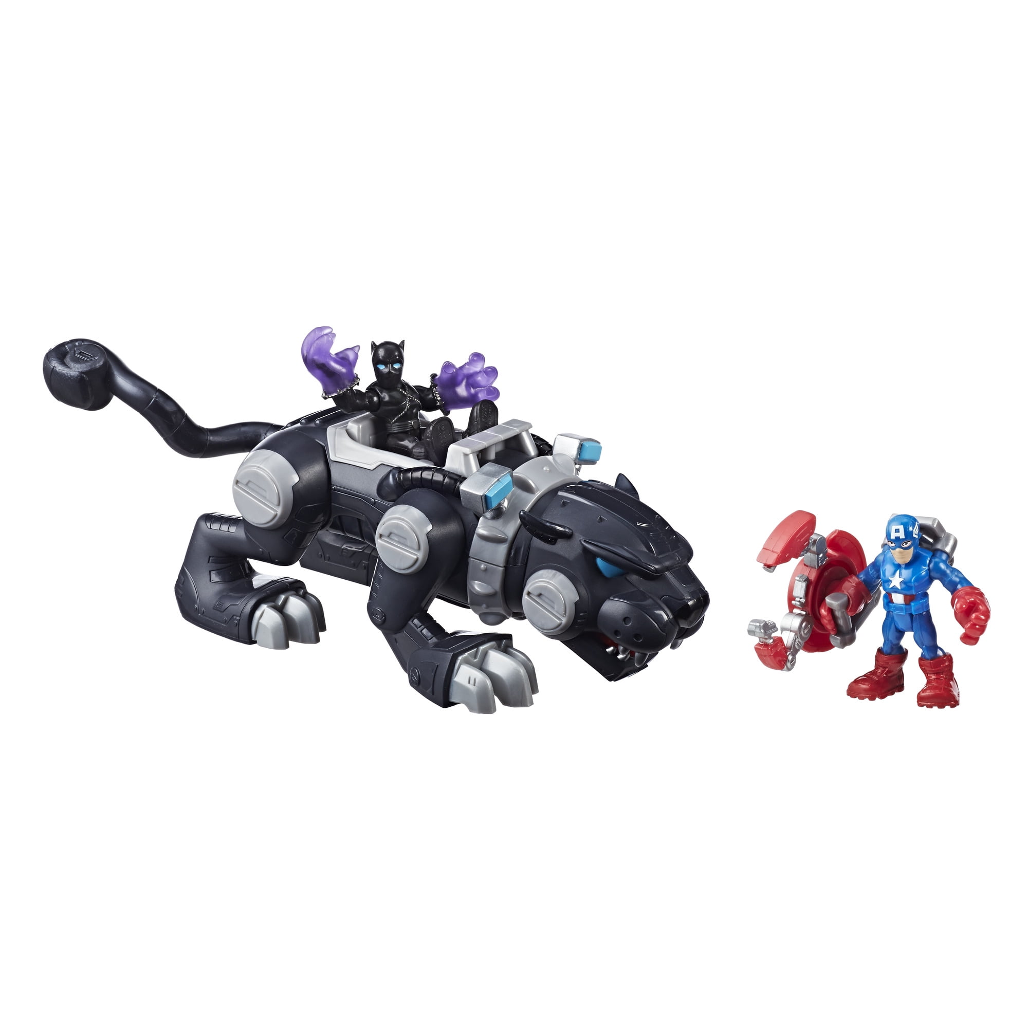 Super Hero Adventures Sha Power Paw Black Panther Hasbro E0290
