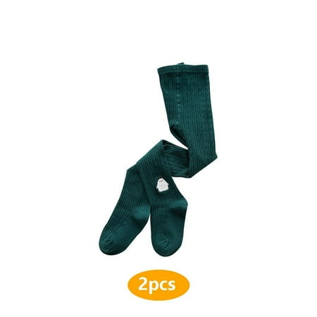 

2pcs Winter Warm Girls Pants Children Breathable Knitted Pantyhose Warm Tights Kids Cartoon Animal Stockings