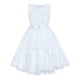 thumbnail image 1 of Vestido de Niña de Flores Blanco para Boda, Fiesta, Dama de Honor, 14 Años, 1 of 7