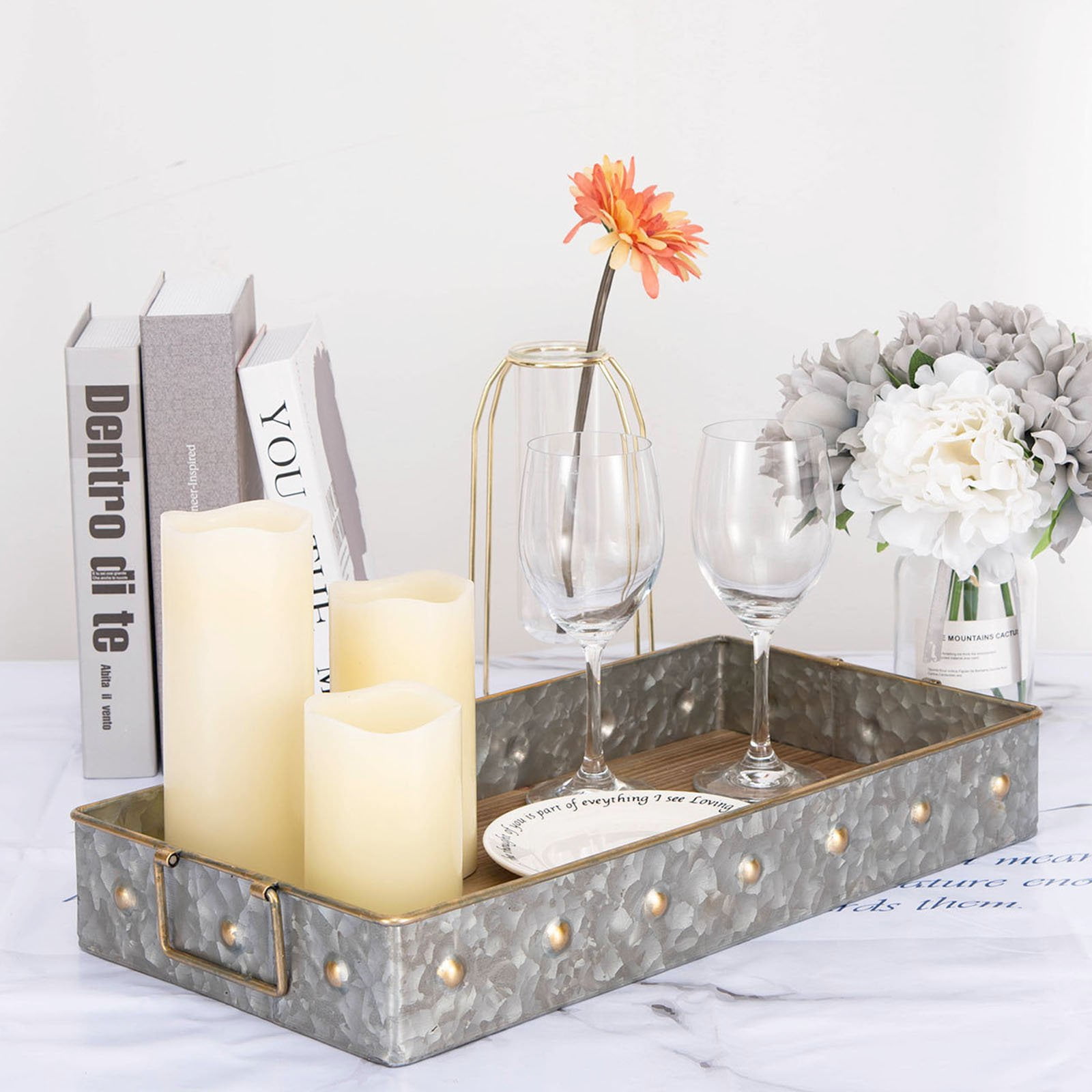 USA SELLER 12-14/" SERVING TRAYS NON SKID BLACK FREE SHIPPING US ONLY
