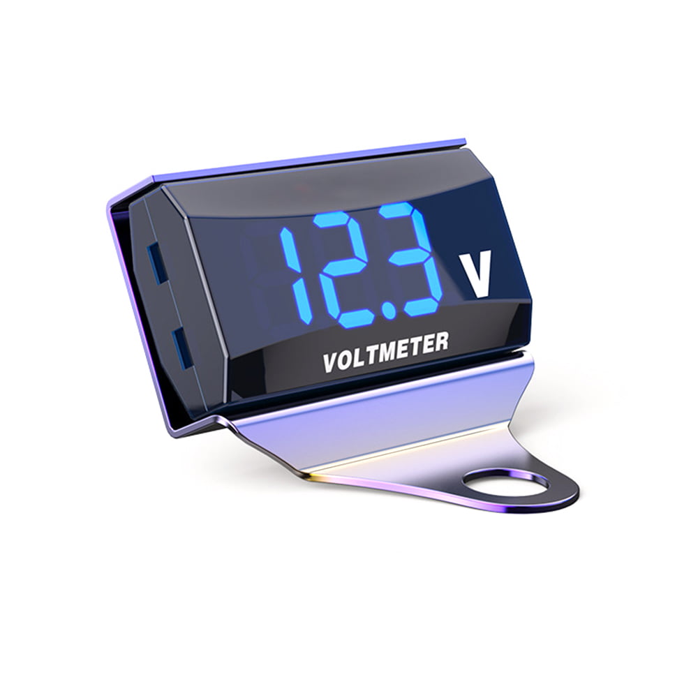 Motorcycle  10-150V Digital Voltmeter  Display Waterproof Voltage P1I3 