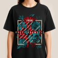 thumbnail image 1 of T-Shirt Post-Traumatique - Metalcore Band Merch Tee Paroles Émotionnelles - Blanc - S, 1 of 2