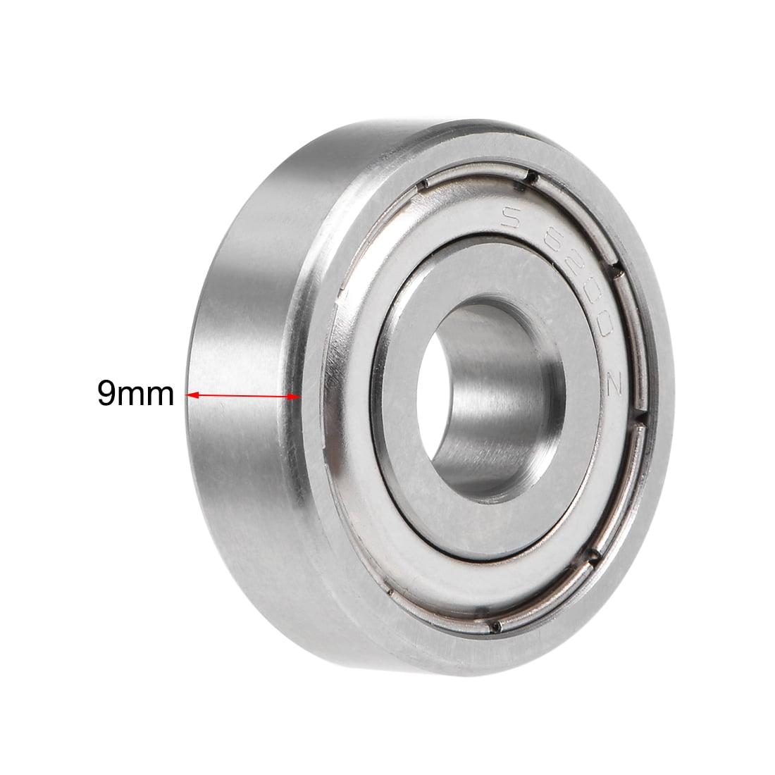 6200Z Double Shielded Deep Groove Ball Bearing 10mm x 30mm x 9mmBD