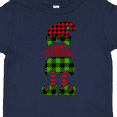 thumbnail image 4 of Inktastic Merry Christmas Elf in Red and Green Plaid Boys or Girls Toddler T-Shirt, 4 of 5