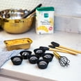 thumbnail image 4 of Thyme & Table Mini Kitchen Utensil Set with Whisk, Spatula, Mini Loaf Pan, Cupcake Liners, 11 Pieces, Gold, 4 of 5