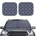 thumbnail image 2 of Fotbe Geometry Flower 2-Piece Car Windshield Sun Shade | Sun Blocker for Car Windshield | Foldable Automotive Interior Accessories for Sun Protection-Small, 2 of 7