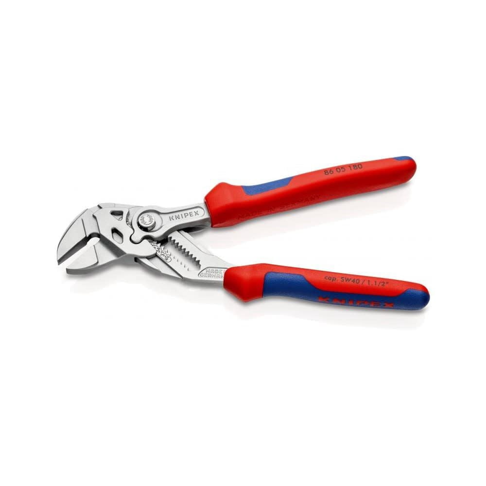 Knipex Chrome Plated Head Pliers Wrench 180Mm