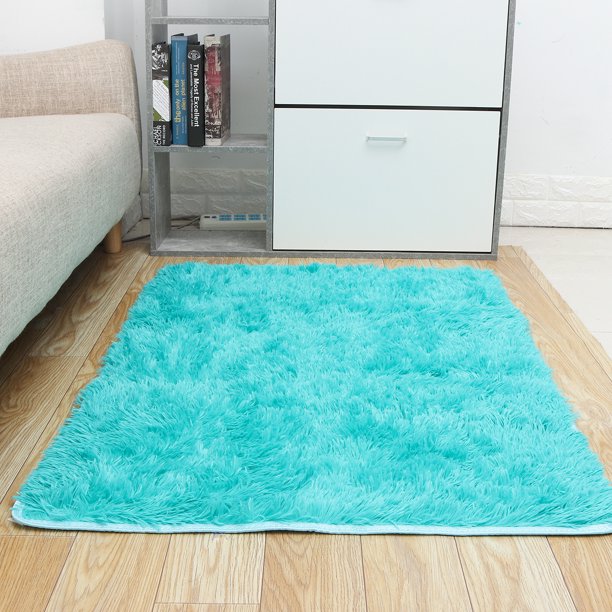 Fluffy Rug Carpets Soft Shaggy Area Rug Indoor Floor Rugs for Kids Room