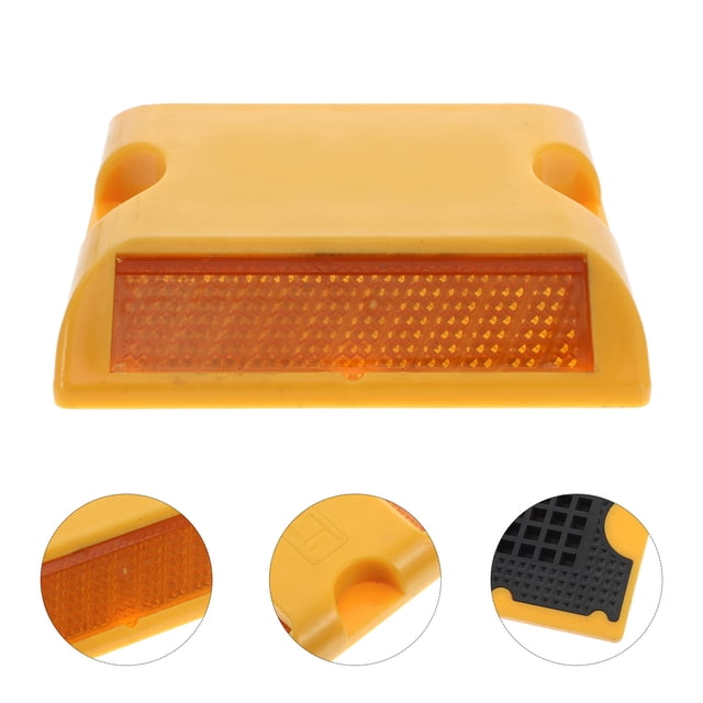 WEUVEB Reflectante Para Pavimento Amarillo Ideal Para En Carreteras Y Accesos