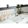 thumbnail image 2 of Transolid Aversa SilQ Granite 32-in. Undermount Kitchen Sink within White, 2 of 8