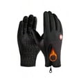 thumbnail image 2 of Winter Warm Cycling Gloves, Touchscreen Compatible, Black, 1 Pair, 2 of 13