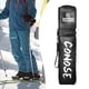 thumbnail image 5 of Bolsa para snowboard con ruedas de TPU, universal, impermeable negro, 5 of 7
