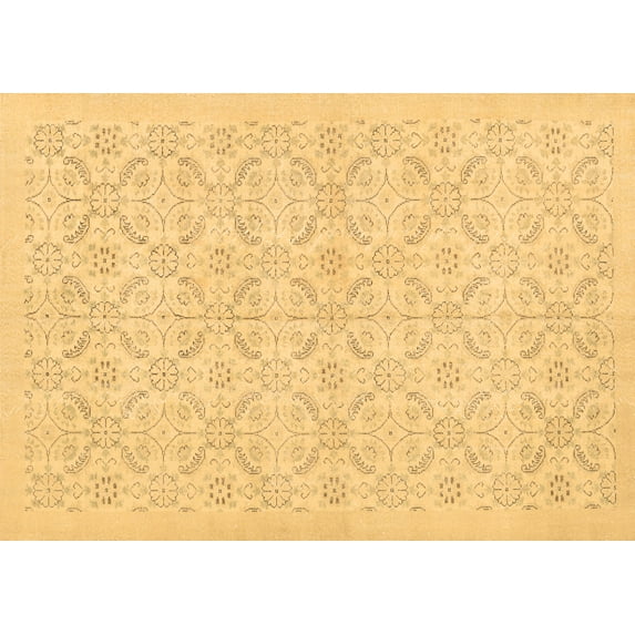 Ahgly Company Indoor Rectangle Persian Brown Traditional Area Rugs, 7' x 10'