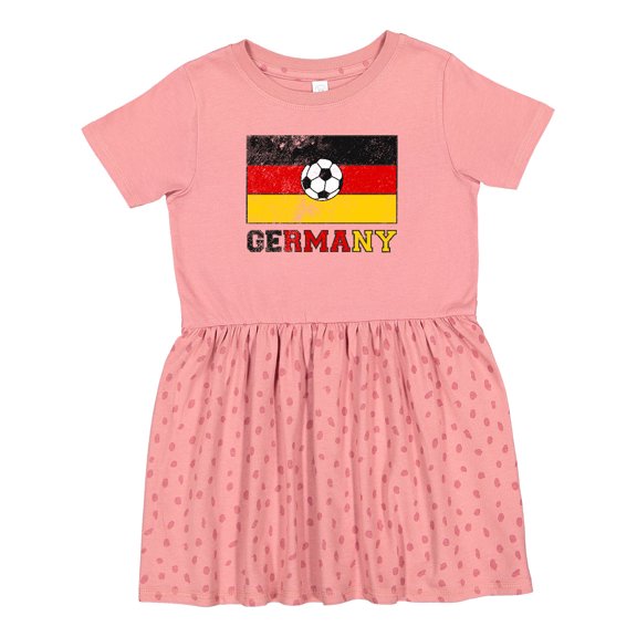 Inktastic German Soccer Girls Toddler Dress