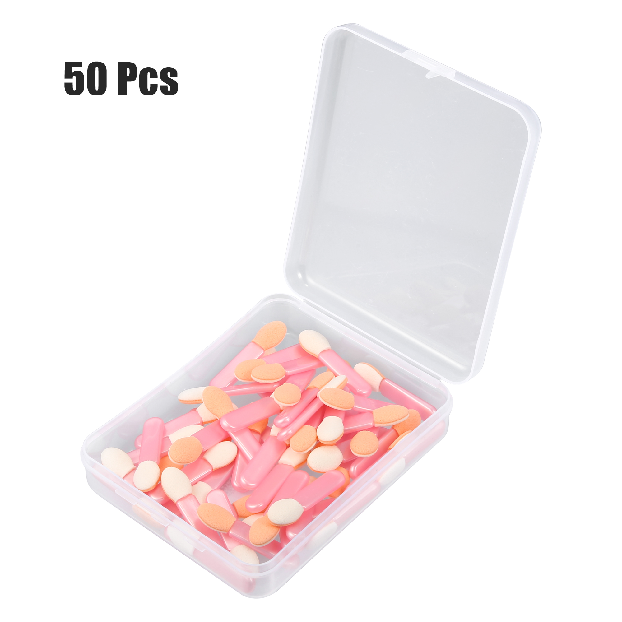 Unique Bargains 50 Pcs Eye Shadow Sponge Applicators, Eyeshadow Brushes Makeup Applicator
