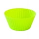 thumbnail image 1 of Nvzi Molde redondo de silicona reutilizable para hornear, molde para muffins, paquete de 12, verde claro, 1 of 5