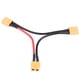 thumbnail image 5 of Accesorio RC Fugacal Paquete de batería Conector Adaptador Cables XT60 1 Cable hembra a 2 macho, 5 of 8