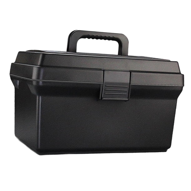 Caja de herramientas vacía Mango ergonómico Caja de piezas pequeñas Estuche de herramientas Caja de herramientas de hardware Herramienta 16 pulgadas