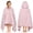 Pink, variant on SUN CUBE Kids Hooded Towel, Absorbent Quick Dry Beach Bath Towel, Swim Surf Poncho Wrap Shower, Pool, Bath, Boys, Girls, Large 30x60 inch, Age 3-9 Years, Orange Stripe