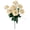 Beige, variant on PPKVUFD 1 Bunches 7 Heads Artificial Roses Bouquet, 15 Inch Height Indoor Artificial Rose Bush for Decoration DIY Wedding Arrangement Bridal Bouquets Centerpieces Valentines Home Decor