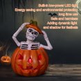 thumbnail image 2 of Adorno Calavera Calabaza Iluminada Adornos (C), 2 of 9