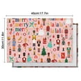 thumbnail image 5 of Pink Christmas Nutcracker Pattern Summer Placemats Table Placemats Set Of 6-Linen Kitchen Washable Placemats Table Mats 11.8"x17.7" Non-Slip Heat Resistant, 5 of 5