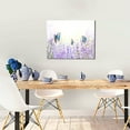 thumbnail image 5 of Picia Lavender and Butterfly Pattern Decorative Picture – Unique Wall Art, Modern Canvas Print for Trendy Interiors (Horizontal), 5 of 6