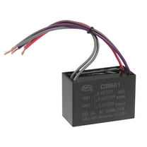 Uxcell 4/4.5/5uF 350V AC 5 Wires CBB61 Ceiling Fan Capacitor 1 Pack