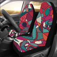 thumbnail image 2 of Juego de 2 fundas para asientos de coche ABPHQTO combinación gráfica abstracta protector universal, 2 of 3