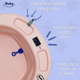 thumbnail image 4 of Bañera Tina Plegable Para Bebé Con Base Ibaby Santorini rosa, 4 of 8