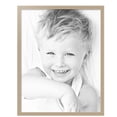 thumbnail image 2 of ArtToFrames 28" x 36" Natural Oak Picture Frame, 28x36 inch Brown MDF Poster Frame (WOM-4299),  Pack, 2 of 8