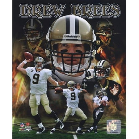 Brees Photograph - Drew Brees 2010 Portrait Plus Sports Photo