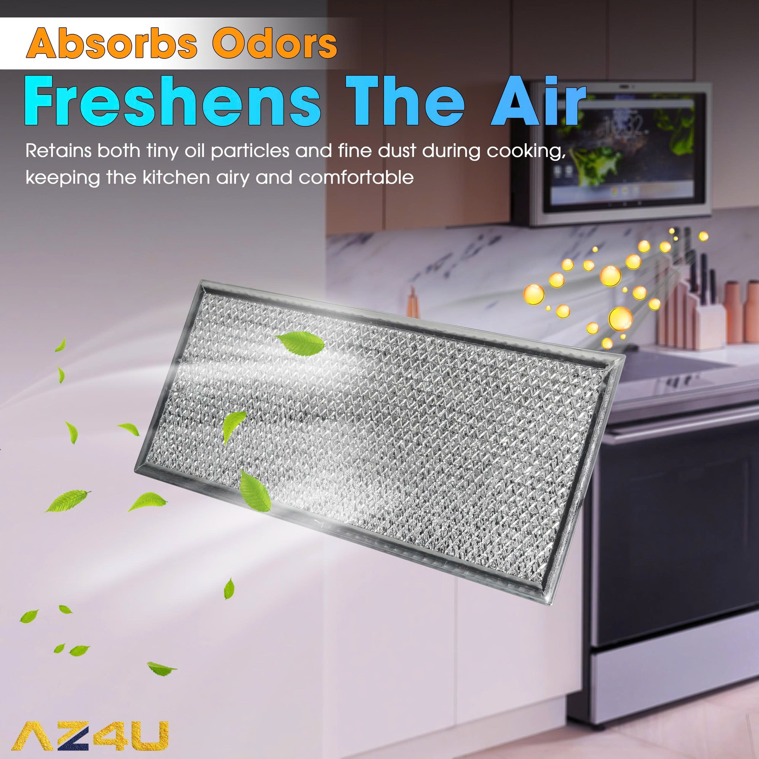 AZ4U 2 Pack Oven Grease Filter Compatible with Samsung MMV1153BAB MMV1153BAS ME18H704SFS ME18H704SFG Microwave